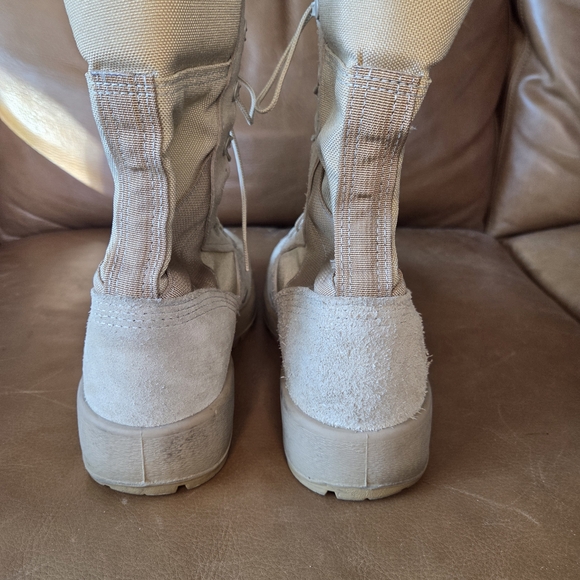 McRae Army Issue Hot Weather Men's Tan Combat Boots - Picture 5 of 7